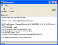 DBFRecovery screenshot